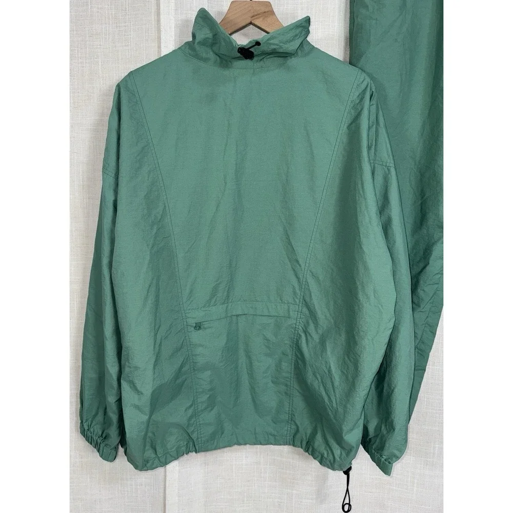 Vtg 80s The North Face 2‎ Piece Track Suit Set Jacket Pants Men's L Windbreaker